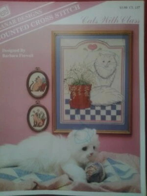 Cats With Class Banar Designs Counted Cross Stitch - Image 1 of 2