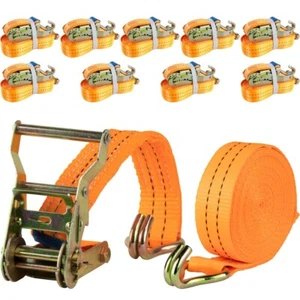 Spanngurte mit Ratsche und Haken Zurrgurte Spanngurt 2000kg 2t 6m Meter - Bild 1 von 35