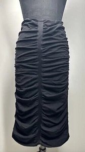 Wolford Damengröße Medium schwarz Stretchstruktur Bleistiftrock neu ohne Etikett - Bild 1 von 11