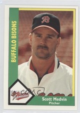 1990 CMC AAA Buffalo Bisons Green Backs Scott Medvin #6