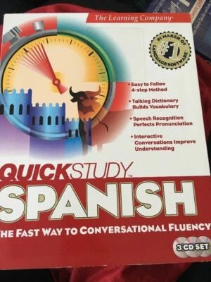 The Learning Company - Quick Study Spanish 3 CD Set! - Image 1 of 2