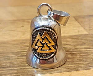Guardian Gremlin Bell, Motorcycle Biker, Norse, Viking Compass, Vegvisir Rune G - Picture 1 of 4