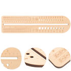 Professional-Quality DIY Wooden Sock Blockers with Needle Ruler for Knitters