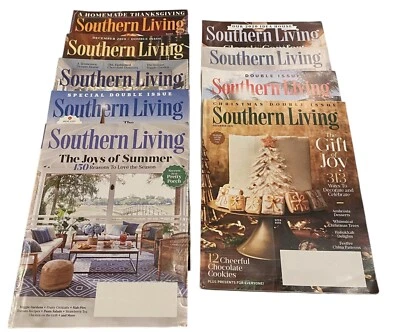 Southern Living Magazine Lot of 9 Nostalgic Various  '19 '20 '21 Inspiration - Image 1 of 4