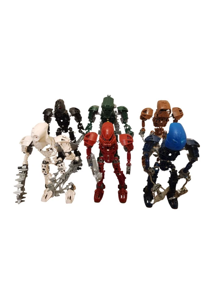Lego Bionicle Toa Metru All Six Toa completo - Imagem 1 de 1