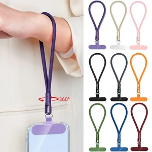 Short Phone Lanyard Handwoven Anti-Lost Bracelet Hanging Rope - Photo 1 sur 21