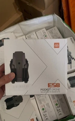 E58 WiFi Drones Wholesale £10/ppc Retail £34.99/ppc Early Christmas Stock. HDcam - Image 1 of 4