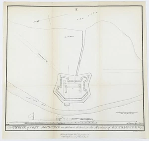 1884 PLAN of FORT MOULTRIE - SOUTH CAROLINA Map Charleston Harbor ORIGINAL - Picture 1 of 3
