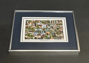 Penn State University Campus Photo Collage, Rich Ernsting Signed, 9” x 12" - Picture 1 of 24