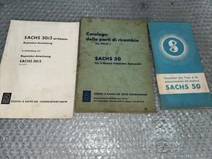 MOTORE SACHS 50: LOTTO DI 3 CATALOGHI MANUALI PER L’USO E MANUTENZIONE - Foto 1 di 10
