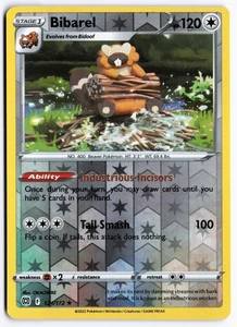 Bibarel Holo Raro SWSH09: Brilliant Stars 121/172 Casi Nuevo - Imagen 1 de 2