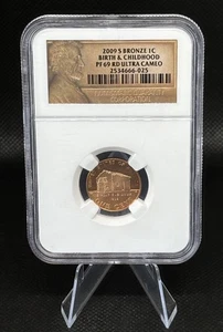 2009-S Bronze Lincoln Cent 1c Professional Life PF69 Ultra Cameo NGC - Picture 1 of 2