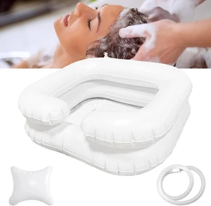 Lavandino Gonfiabile Portatile - Per Lavaggio Capelli a Letto con Tubo 1 Pz - Foto 1 di 8