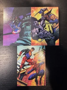 1995 Marvel vs DC Comics HOLO F/X 3 (of 12) INSERT CARD SET LOT - Fleer/SkyBox - Picture 1 of 5