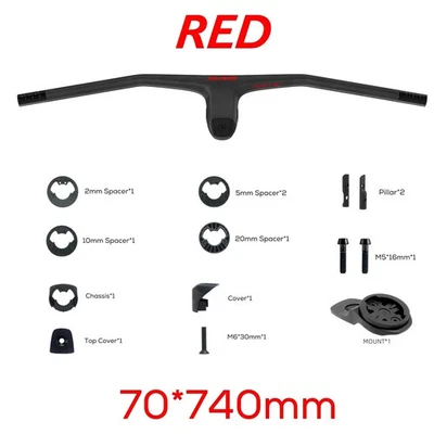 For Sparks Frame 740MM -40degrees Carbon Integrated Mountain Bike Riser Bar - Image 1 of 4