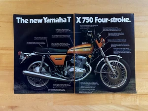 1973 Print Ad Yamaha TX 750 Four Stroke 5 Page - Picture 1 of 3