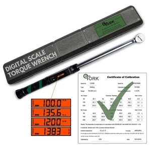 Precision Torque Wrench 1/2 Drive - Digital Scale Torque Wrench 25-250 ft-lb,... - Picture 1 of 7