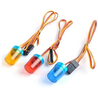 RC LED Warnleuchte Rundumleuchte Rundumlicht Lampe 5 LED Aluhalterung RC Auto DE - Bild 1 von 4