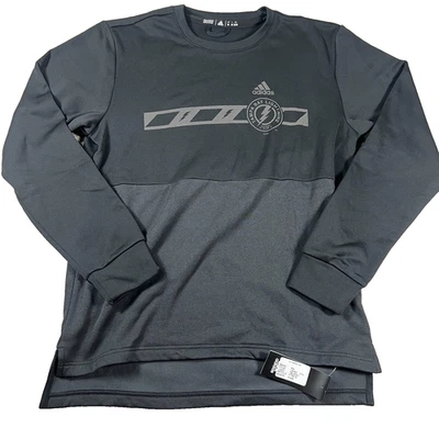 Adidas Para Hombres Mediano Negro Pullover Tampa Bay Lightning Hockey Sudadera Nueva con Etiquetas Foto 1 de 4