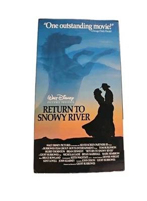 Return to Snowy River (VHS) 1988 Tom Burlinson, Brian Dennehy TESTED - Image 1 of 3