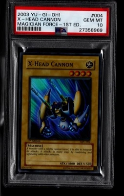 YUGIOH PSA 10 2003 X-Head Cannon MFC-004 Super Rare 1st Edition GEM MINT - Image 1 of 2