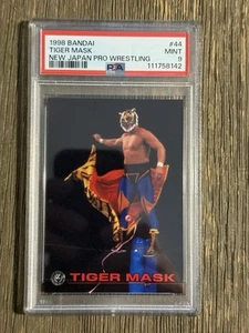 1998 Bandai New Japan Pro Wrestling Tiger Mask #44 PSA 9 POP 2 - Picture 1 of 2