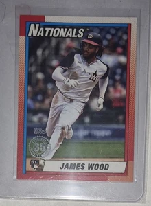 James Wood - Nationals - Topps Series 2 2025 - SP 1990 LOOK - Picture 1 of 1