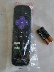 Sharp / ROKU TV LC-RCRUS-18 Remote OEM NOS for LC-43LBU591U 50LBU591U 55LBU591 + - Picture 1 of 5