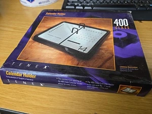 Tenex 400 Class Desk Accessories Calendar Base Holder SLATE GRAY 19042 New! - Picture 1 of 10