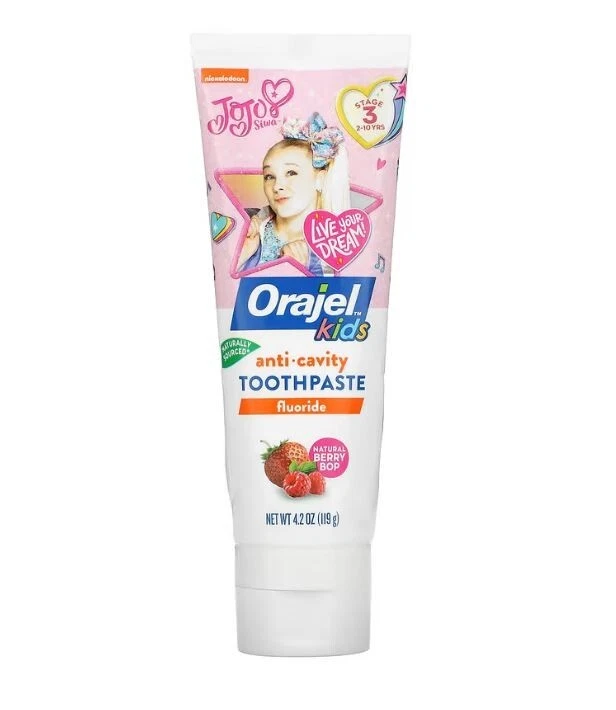 Orajel, Shimmer And Shine Anticavity Fluoride Toothpaste, Natural Berry pop - Image 1 of 2
