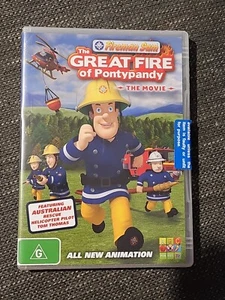 New Sealed Fireman Sam Movie - Great Fire Of Pontypandy - Picture 1 of 6