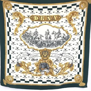 Donna Karan DKNY Seidentuch "Ein feines Beispiel eines Grand Champions" Frankreich 34 x 34 - Bild 1 von 5