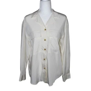 Camicia donna A New Day con bottoni e colletto davanti - 'Shell White-Taglia Small-Nuova con etichette - Foto 1 di 8