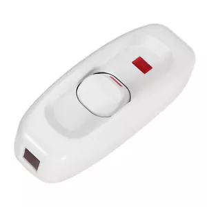 AC 250V 10A Inline ON/OFF Table Desk Lamp Cord Cable Switch with LED Indicator 1 - Picture 1 of 12