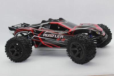 Traxxas TRX 67164-4 RED rot  1:10  Rustler 4x4 BL-2S Brushless Stadium Truck - Bild 1 von 4