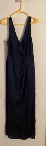 Women NWT "After Six" navy, straight, long sleeveless dress.Size 10 Reg.$210.00 - Picture 1 of 2