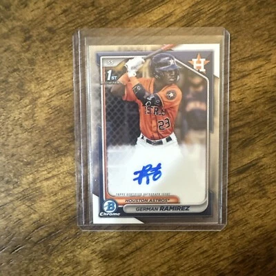 2024 Bowman - Chrome Prospect Autographs #CPA-GR German Ramirez (AU, RC) - Image 1 of 2