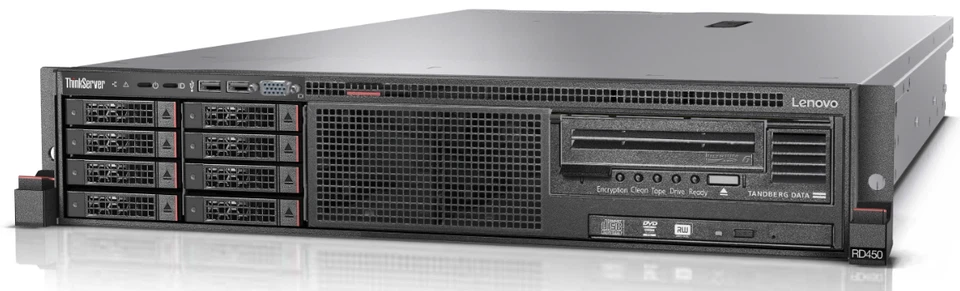 70DCA02ABN LEN-SERVER RD450/XEON E5-2630 V3/1X16GB DDR4/HD SAS 2X 600GB 3.5" PSU - Image 1 of 1