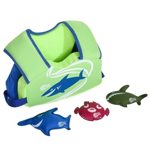 Beco Sealife Schwimmweste EASY FIT 2-6 Jahre & 3 Tauchtiere Schwimmhilfe Kinder - Bild 1 von 1