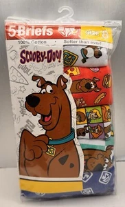 Boys 5-Pack Scooby-Doo Athletic Stretch Underwear Briefs Medium 8 NEW - Picture 1 of 4