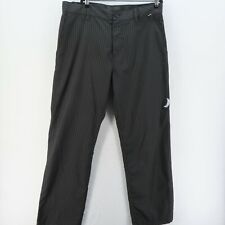 Hurley Pants Mens Adult Size 34 Black Zip Fly Smart Business Casual