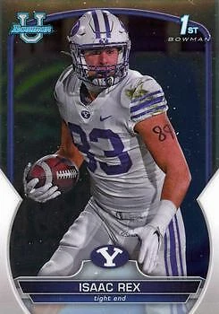 Isaac Rex 2022 Bowman Chrome University - 1st #71 - BYU Cougars - Image 1 of 2