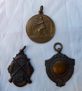 SHOOTING COMPETITORS PRIZE MEDALS, NATIONAL CHAMPIONSHIPS RIFLE & ETC 1921-1948 - Imagen 1 de 8