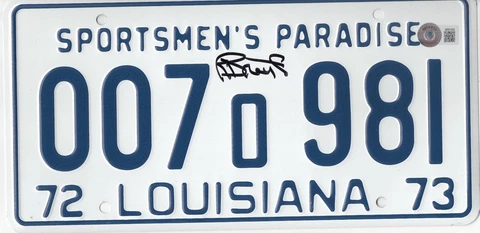 RICHARD DREYFUSS JAWS SIGNED LICENSE PLATE PROP AUTOGRAPH BECKETT BAS COA Cover