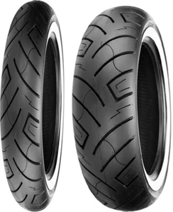SHINKO 777 WHITE WALL 100/90-19 & 160/70-17 TIRE SET HARLEY DYNA STREET BOB - Picture 1 of 1