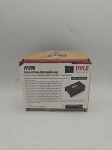 PYLE PP999 Compact Ultra-low Noise Phono Turntable Pre-Amplifier - Picture 1 of 10