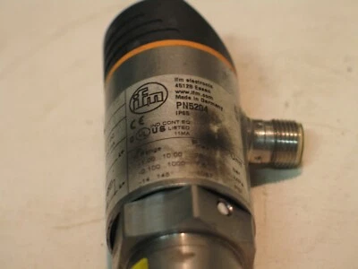 IFM PN5204 PRESSURE TRANDUCER -14 INHG/145PSI INDICATOR P5923 - Image 1 of 4