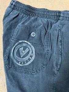 Pantalones de Patineta VISION STREET WEAR con Cintura Elástica MED Bien Patinados y Descoloridos - Imagen 1 de 7