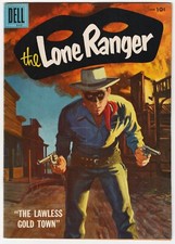 The Lone Ranger #108 Dell Comics June 1957 Silver Age Western