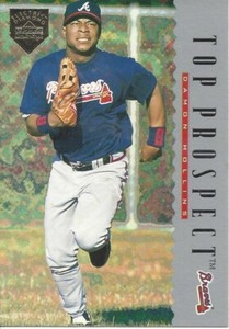 1995 Upper Deck Electric Diamond Gold Damon Hollins 5 Braves